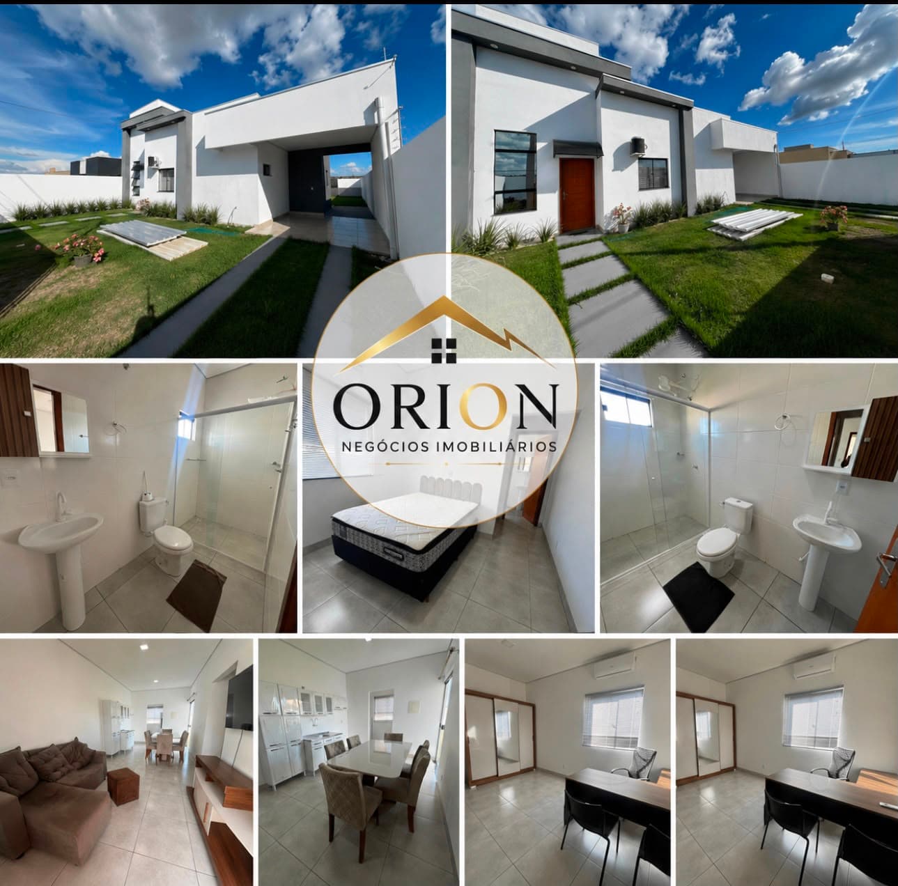 Casa a venda no Parque dos Poderes em Sorriso - Colagem de fotos ORION