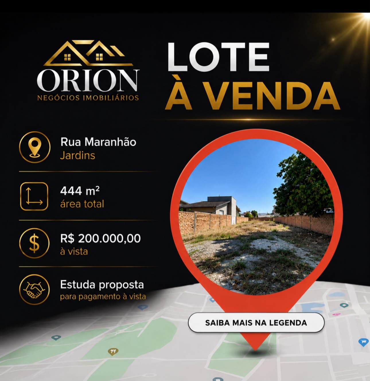 Terreno à venda na Rua Maranhão - Jardins