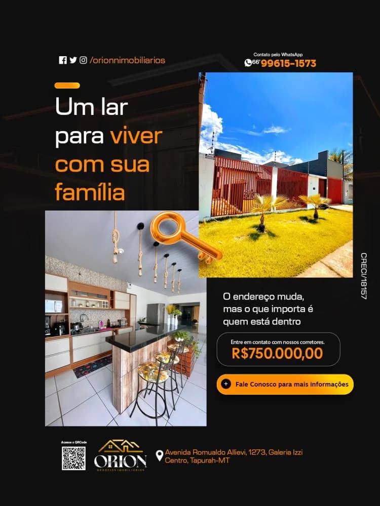 Casa a venda em Tapurah