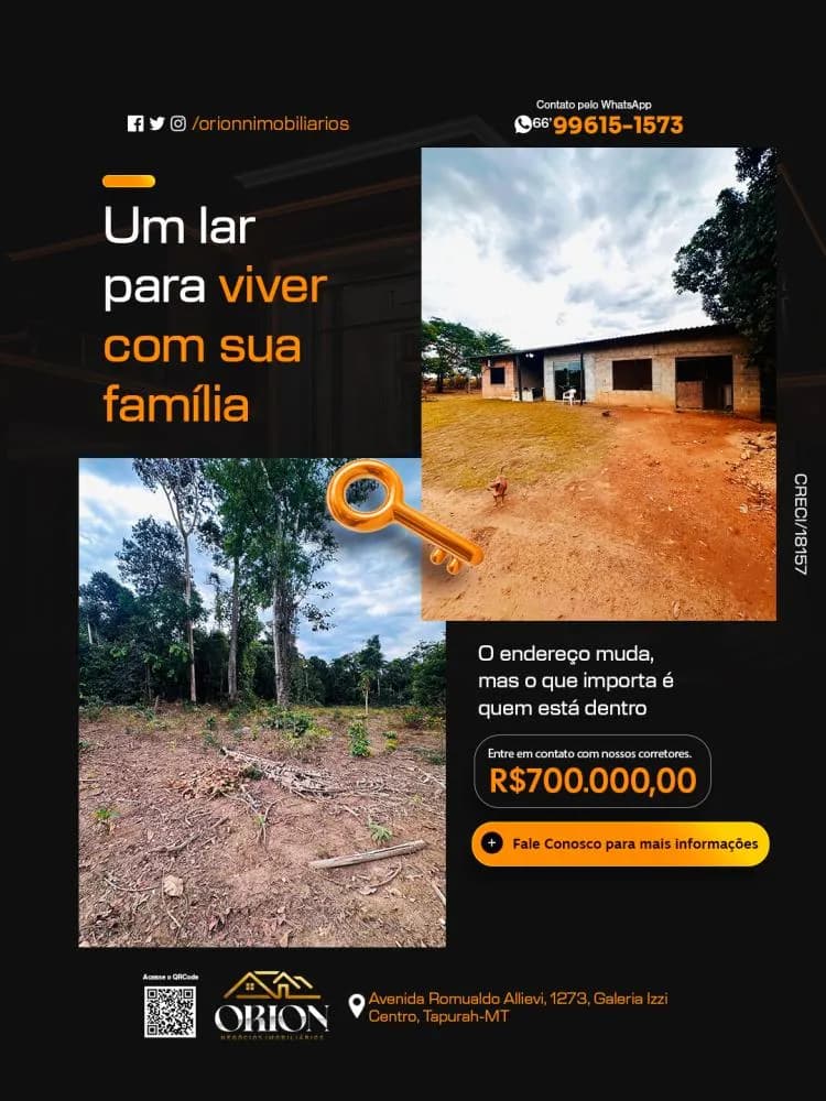 Casa a venda em Tapurah